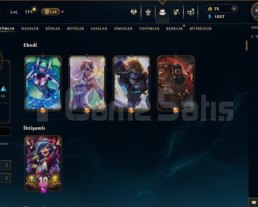 TR 170 SKİN UNRANKED HESAP - LOL