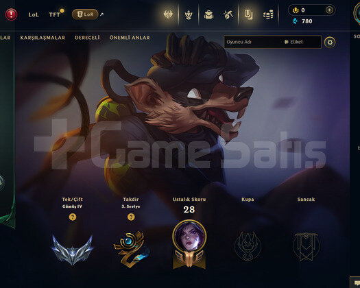 TR Geçen Sezon Zümrüt | 5 Kostüm - 30 Hero | LoL H