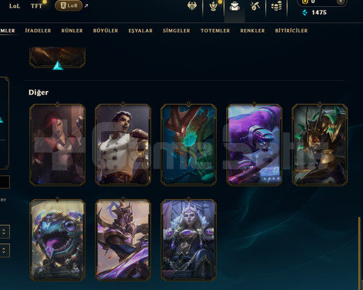 EUW 84LVL 19-GÜZEL SKİNLİ GOLD2 MMRI YÜKSEK