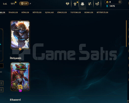 EUW 84LVL 19-GÜZEL SKİNLİ GOLD2 MMRI YÜKSEK