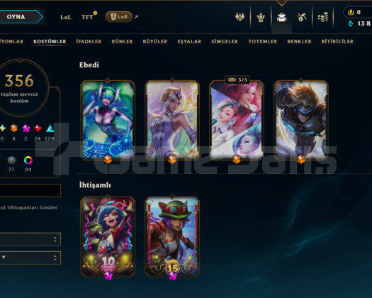 330 LEVEL / 356 SKIN / FULL HERO / +MAIL+TEL