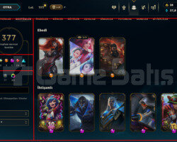 477 LEVEL / 377 SKIN / FULL HERO / +MAIL