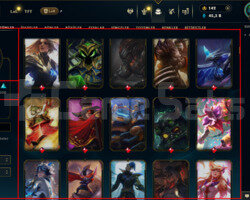 545 LEVEL / 265 SKIN / PLAT 4 / FULL HERO / +MAIL