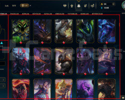 TR / 224 LEVEL / 296 SKIN / 167 HERO / +MAIL