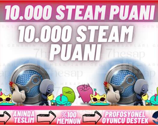 10.000 STEAM PUANI