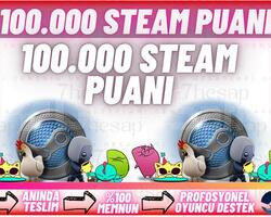 100.000 STEAM PUANI