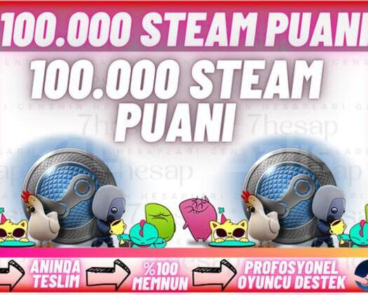 100.000 STEAM PUANI