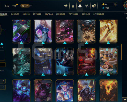 TR / 174 LEVEL / 56 SKİN / 127 HERO +MAİL