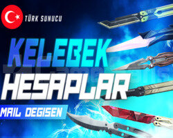 TR I KELEBEK SKIN MAİL DEĞİŞEN HESAPLAR