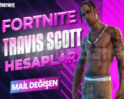 TRAVIS SCOTT SKIN PREMIUM MAİL DEĞİŞEN FORTNITE