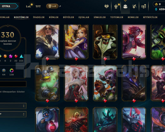476 LEVEL / 330 SKIN / FULL HERO / +MAIL / +TEL
