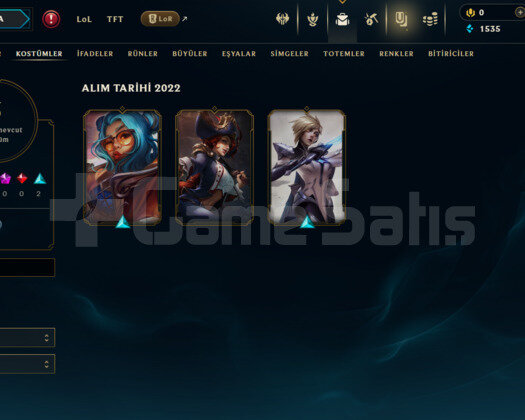 EUW DEMİR 1 / 3 KOSTÜM / S11 HESABI