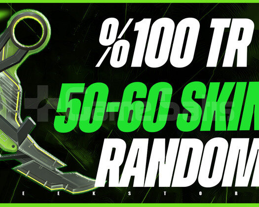 VALORANT100 TR 50-60 SKİN RANDOM HESAP