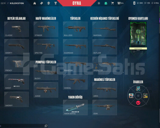 Orta derece elo bıçak skinli mmr yüksek hesap