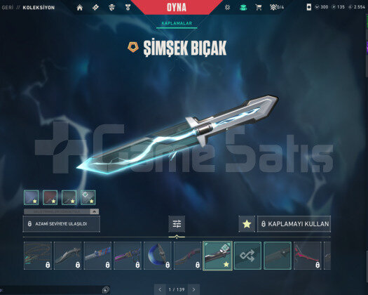 Orta derece elo bıçak skinli mmr yüksek hesap