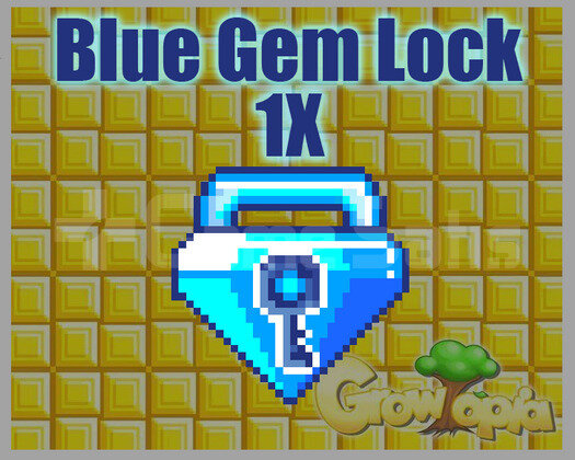 Growtopia BGL- BLUE GEM LOCK 1 Adet