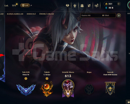 EUW / DIAMOND 3 / 327 LEVEL / 313 SKIN / +MAIL