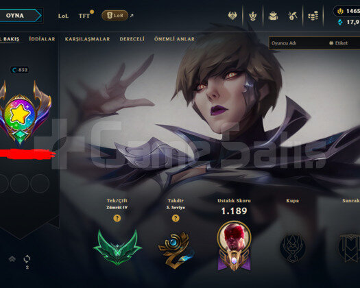 832 LEVEL/ 401 SKIN/ FULL HERO /1465 RP /+MAIL+TEL