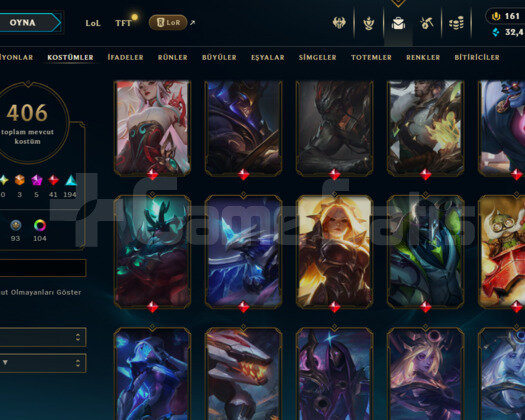 459 LEVEL / 406 SKIN / FULL HERO / +MAIL / +TEL
