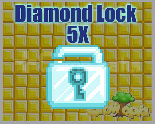 Growtopia DL- DIAMOND LOCK 5 Adet