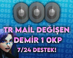 TR - DEMİR 1 0 KP - MAİL DEĞİŞEN - ULTRA DÜŞÜK MMR
