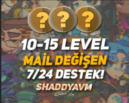 TR - 10-15 LEVEL - MAİL DEĞİŞEN - HESAPLAR!