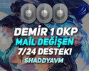 TR - DEMİR 1 0KP - MAİL DEĞİŞEN - ULTRA DÜŞÜK MMR!