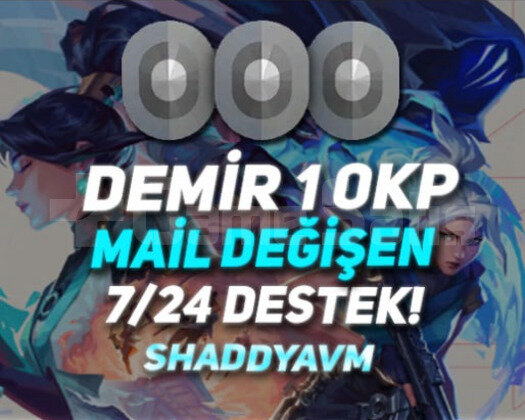 TR - DEMİR 1 0KP - MAİL DEĞİŞEN - ULTRA DÜŞÜK MMR!