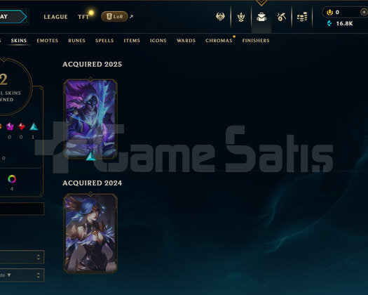 EUW Unranked | 2 Kostüm - 16K Mö | LoL Hesap