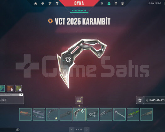 VCT 25 VE YAĞMACI KARAMBİT/KURONAMİ MAİLLİ HESAP