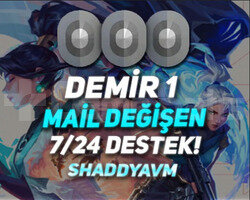 TR - DEMİR 1 - MAİL DEĞİŞEN - ULTRA DÜŞÜK MMR!