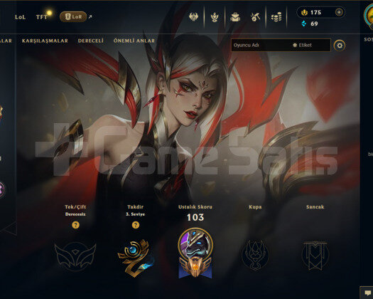 TR 25 SKİN UNRANKED HESAP - LOL