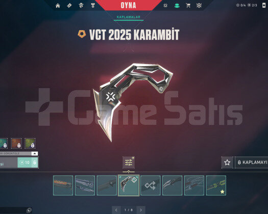 VCT KARAMBİT/KURONAMİ/RGX KELEBEK MAİL HESAP