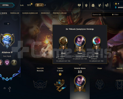 2023 KURULUM  HANDMADE 28 LVL LOL HESABI