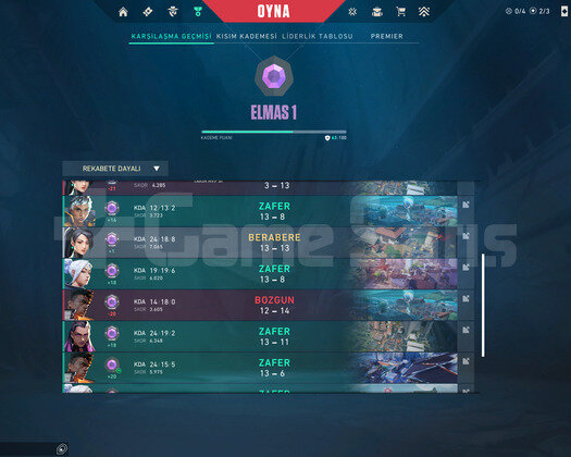 Main hesabımı satıyorum/DİA 1-2/BATTLEPAS/UYGUNA