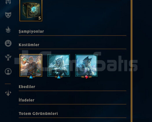 EUW Unranked | 2 Kostüm - 350 Rp | LoL Hesap