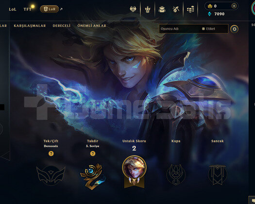 TR Unranked | 20 Hero - 7K Mö | LoL Hesap