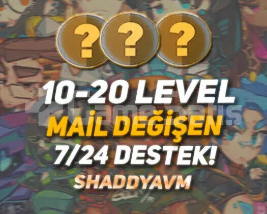TR - 10-20 LEVEL - MAİL DEĞİŞEN - HESAPLAR!