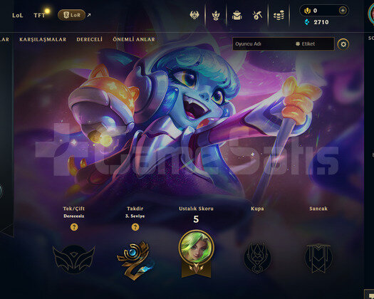 EUW Unranked | 1 Kostüm - 23 Hero | LoL Hesap