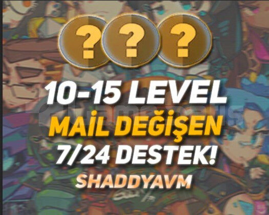 TR - 10-20 LEVEL - MAİL DEĞİŞEN - HESAPLAR!
