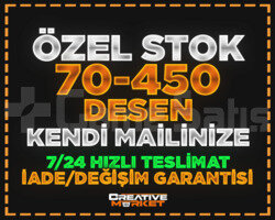 ÖZEL STOK | 70-450 DESEN | KENDİ MAİLİNİZE | VİP