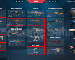 7 BIÇAK//9 VANDAL//5 PHANTOM//MAİNLİK ACC!!!