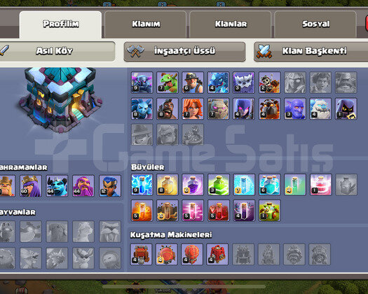 552 KS YILDIZI!! TH13 MAX!! EN DOLU DEMİRCİ+
