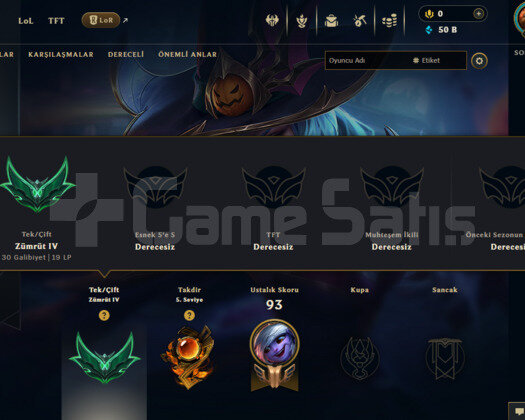 EUW EMERALD 4/73WR/50K MAVİ ÖZ/TAKDİR5/8 SKİN/