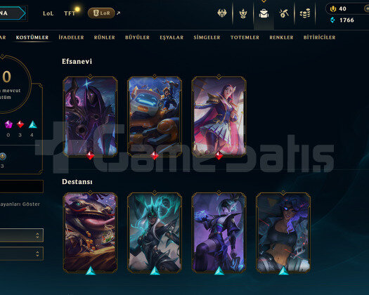 TR Geçen Sezon Zümrüt | 10 Kostüm - 33 Hero | LoL