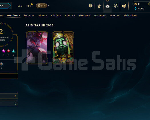 TR Esnek Plat 3 | 2 Kostüm - 31 Hero | LoL Hesap