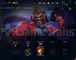 EUW Unranked | 1 Kostüm - 17K Mö | LoL Hesap