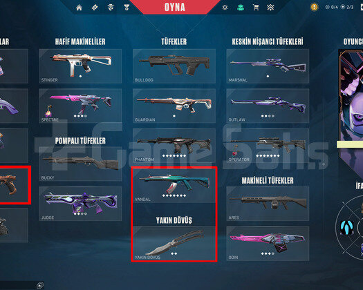 MAİNLİK//4 VANDAL//BATTLE PASS FULL//BOL SKİNLİ AC