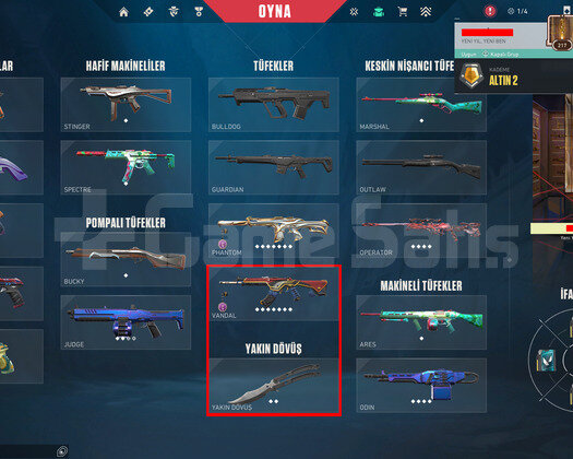 YAĞMACI KARAMBİT/RGX KATANA//BOL SKİNLİ//ÇITIRRR!!