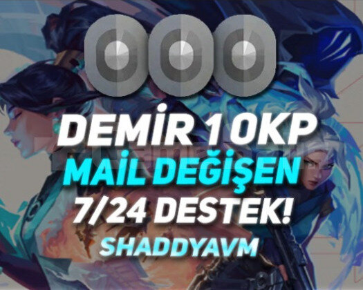 TR - DEMİR 1 0KP - MAİL DEĞİŞEN - DÜŞÜK MMR